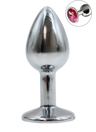 Plug bijou en aluminium bijou rose Small - RY-001PNK